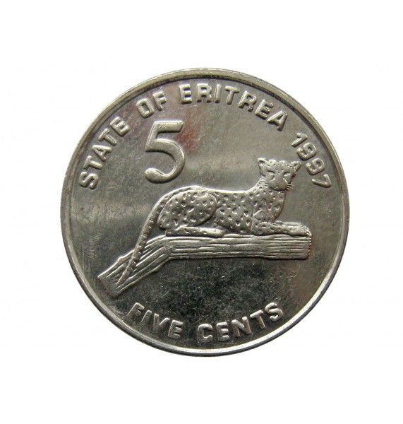 Эритрея 5 центов 1997 г.