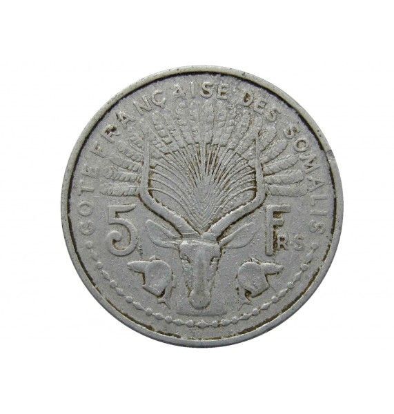 Французское Сомали 5 франков 1948 г.