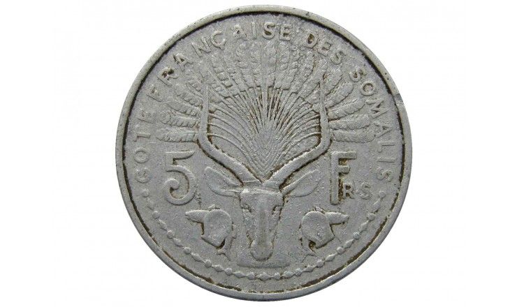 Французское Сомали 5 франков 1948 г.