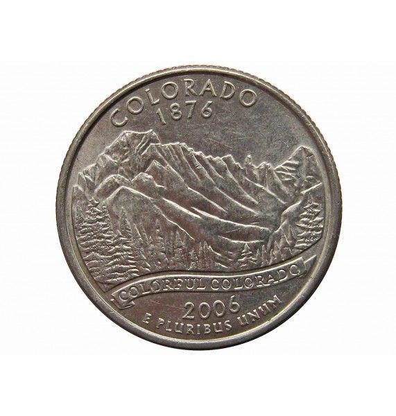 США квотер (25 центов) 2006 г. "Колорадо" P