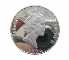 Бермудские о-ва 1 доллар 1996 г. (Коронация Георга VI)