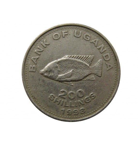 Уганда 200 шиллингов 1998 г.