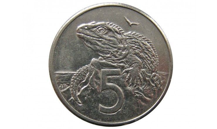 Новая Зеландия 5 центов 1986 г.