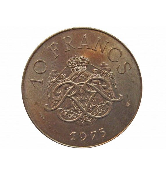 Монако 10 франков 1975 г.