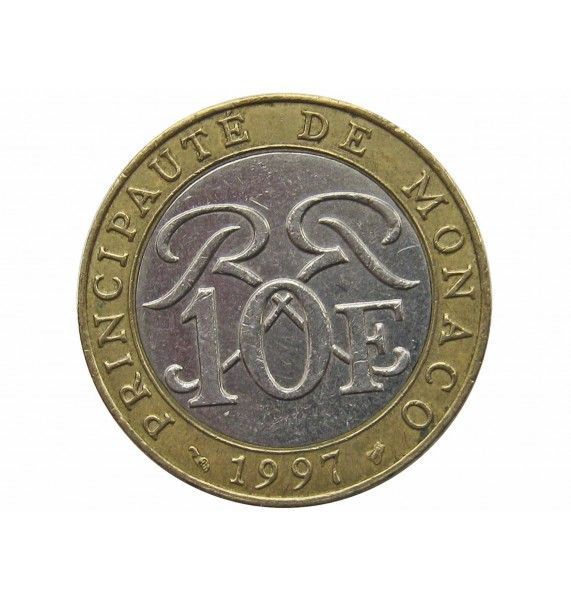 Монако 10 франков 1997 г.