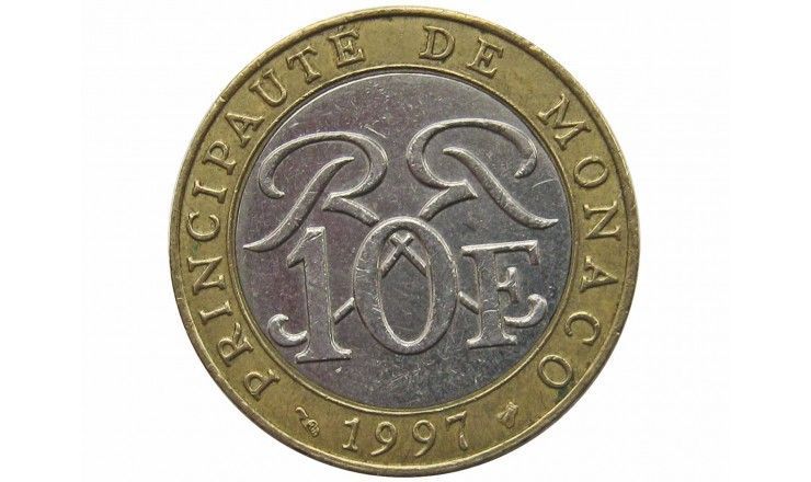 Монако 10 франков 1997 г.