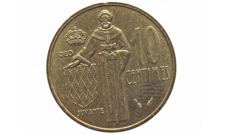 Монако 10 сантимов 1976 г.