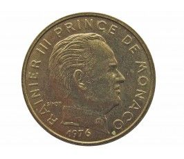 Монако 10 сантимов 1976 г.