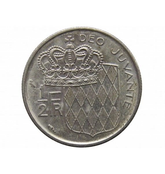 Монако 1/2 франка 1965 г.