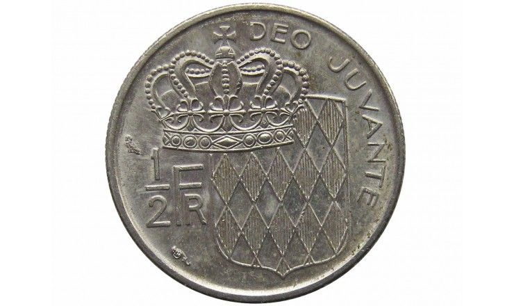 Монако 1/2 франка 1965 г.