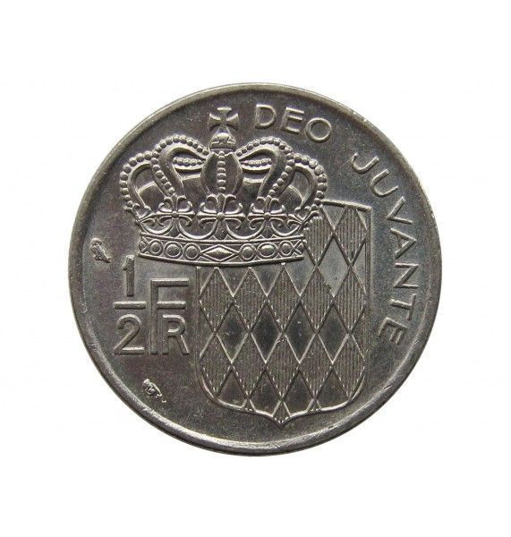 Монако 1/2 франка 1974 г.