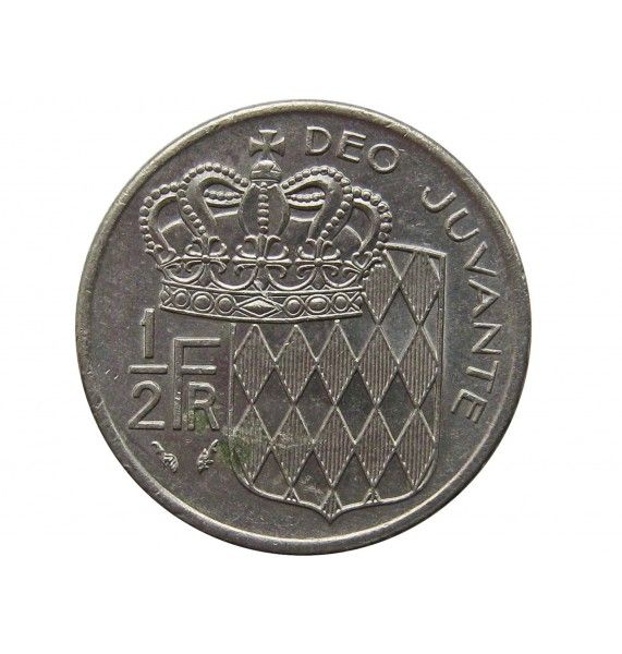 Монако 1/2 франка 1977 г.
