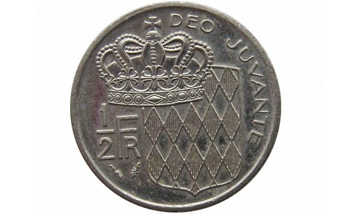 Монако 1/2 франка 1982 г.