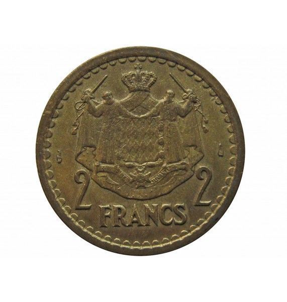 Монако 2 франка 1945 г.