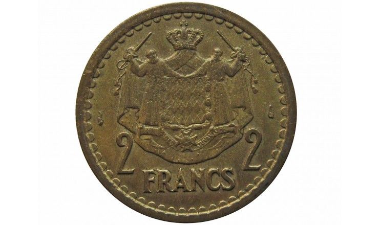 Монако 2 франка 1945 г.