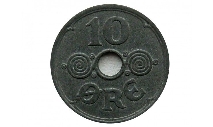 Дания 10 эре 1944 г.