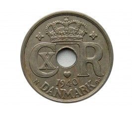 Дания 25 эре 1940 г.