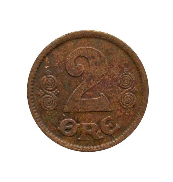 Дания 2 эре 1914 г.