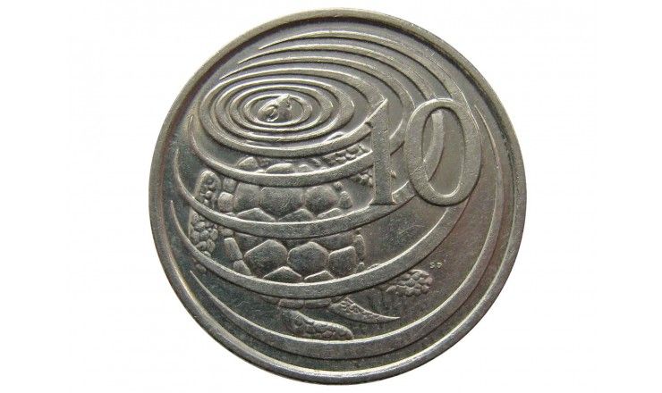 Каймановы острова 10 центов 1996 г.