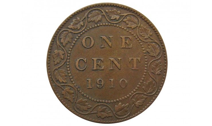 Канада 1 цент 1910 г.