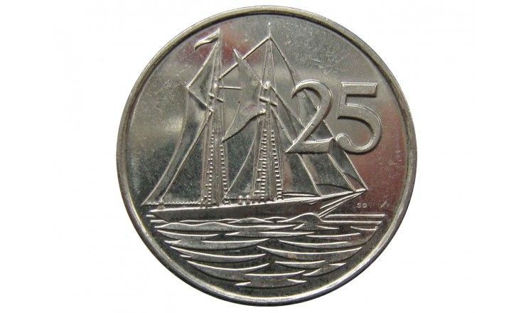 Каймановы острова 25 центов 2005 г.