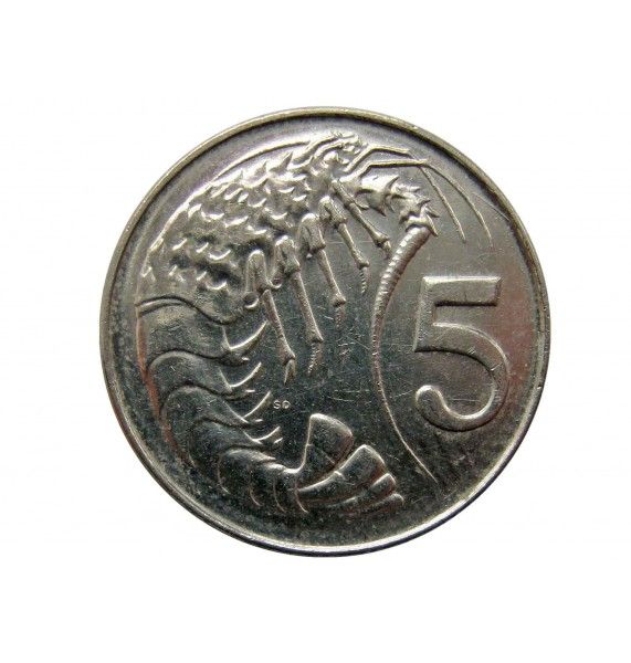Каймановы острова 5 центов 2008 г.