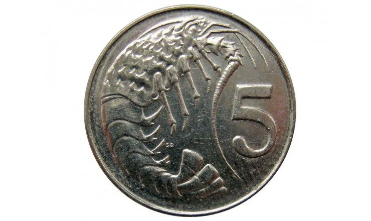 Каймановы острова 5 центов 2008 г.