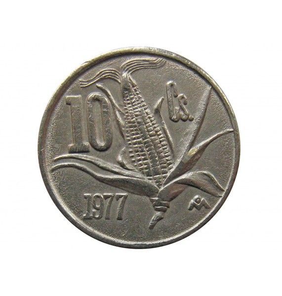 Мексика 10 сентаво 1977 г.