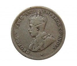 Цейлон 25 центов 1917 г.