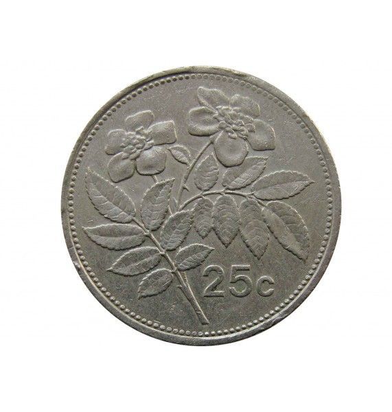 Мальта 25 центов 1995 г.