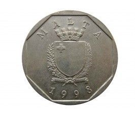 Мальта 50 центов 1998 г.