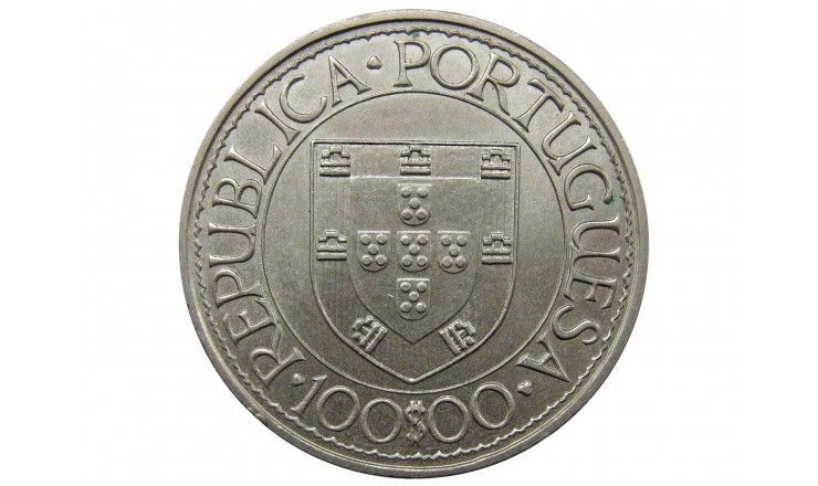 Португалия 100 эскудо 1988 г. (Бартоломеу Диаш)