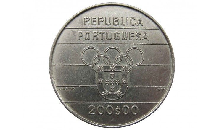 Португалия 200 эскудо 1992 г. (Олимпийские Игры в Барселоне)