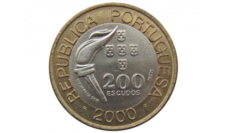 Португалия 200 эскудо 2000 г. (XXVII летние Олимпийские Игры в Сиднее)