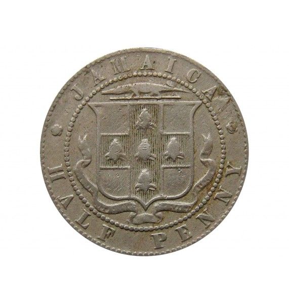 Ямайка 1/2 пенни 1906 г. 