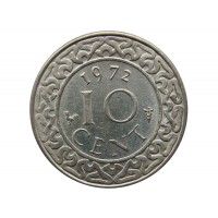 Суринам 10 центов 1972 г.