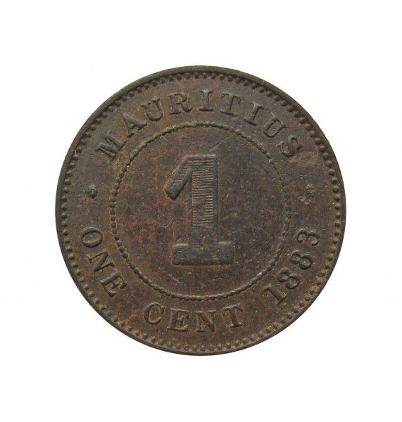 Маврикий 1 цент 1883 г.
