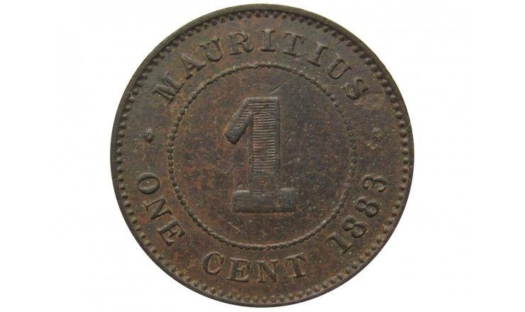 Маврикий 1 цент 1883 г.