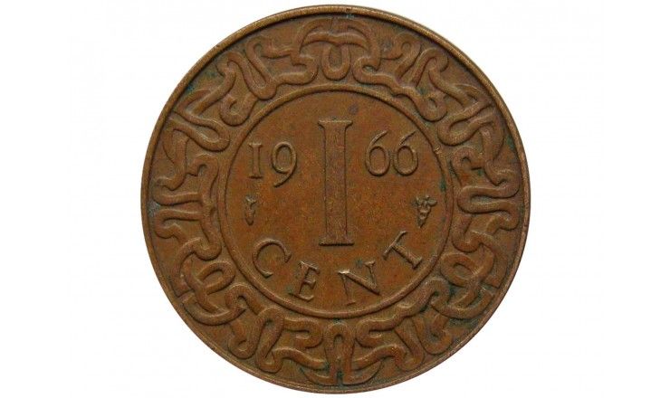 Суринам 1 цент 1966 г.