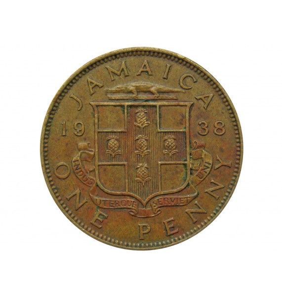Ямайка 1 пенни 1938 г.