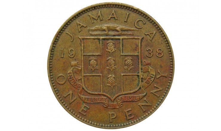 Ямайка 1 пенни 1938 г.