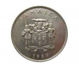Ямайка 25 центов 1989 г.