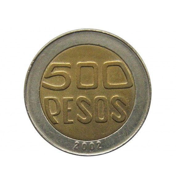 Колумбия 500 песо 2002 г.
