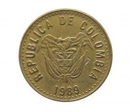 Колумбия 5 песо 1989 г.