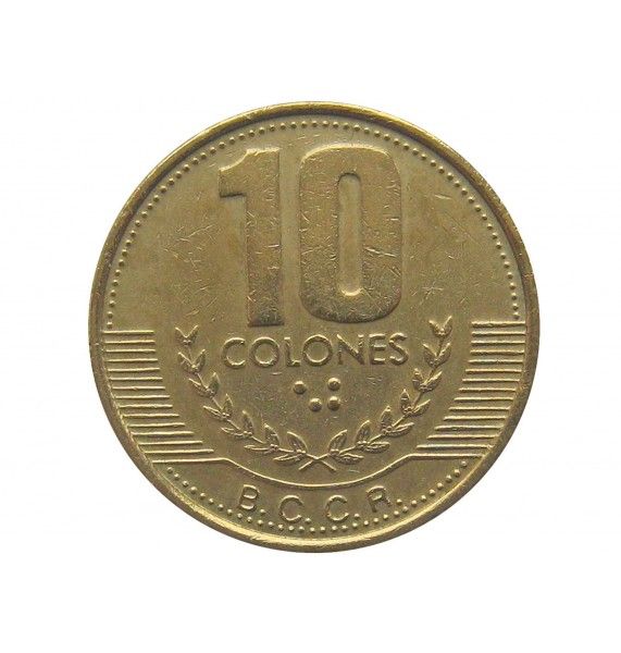 Коста-Рика 10 колон 1999 г.