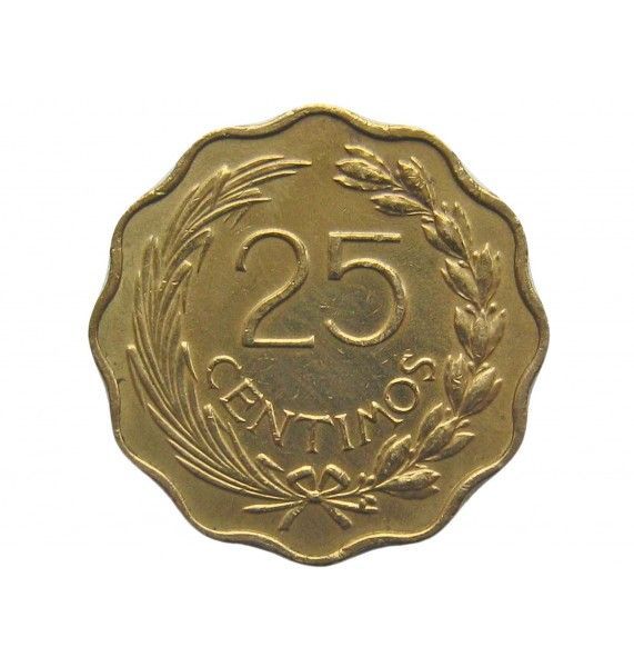 Парагвай 25 сентимо 1953 г.