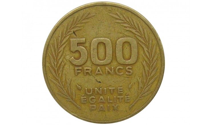 Джибути 500 франков 1989 г.