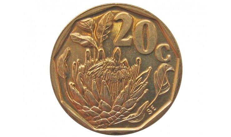 Южная Африка 20 центов 1992 г.
