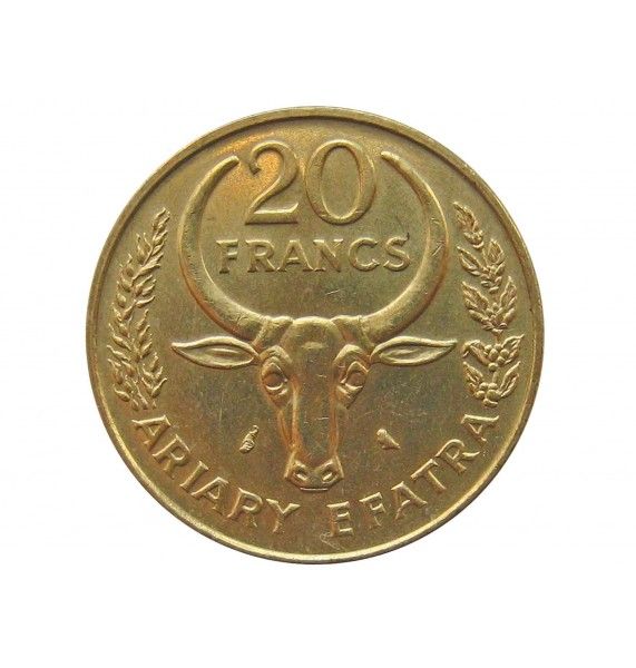 Мадагаскар 20 франков 1989 г.