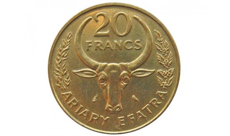 Мадагаскар 20 франков 1989 г.